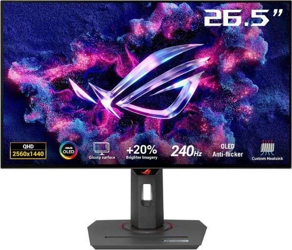 asus xg27aqdmg 27 zoll oled gaming monitor wqhd 240hz 549 euro statt 650 euro