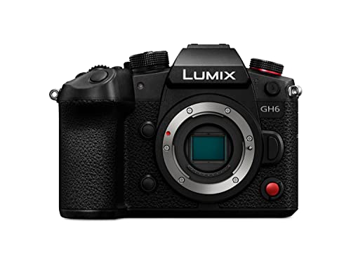 panasonic lumix dc-gh6 hybridkamera schwarz mit spritzwasserschutz