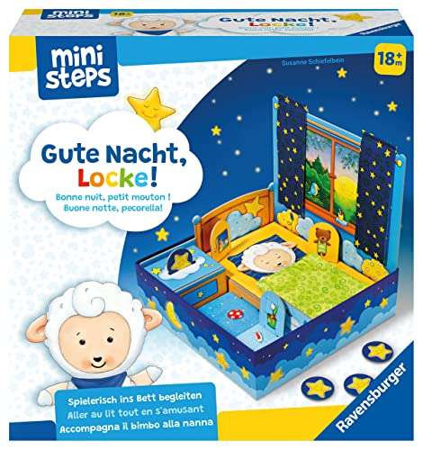 ravensburger ministeps gute nacht, locke! - spielzeug für entspanntes einschlafritual ab 18 monate