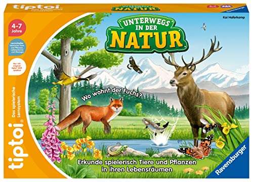 ravensburger tiptoi spiel 00121 - lernen über heimische tiere und natur, für kinder ab 4 Jahren