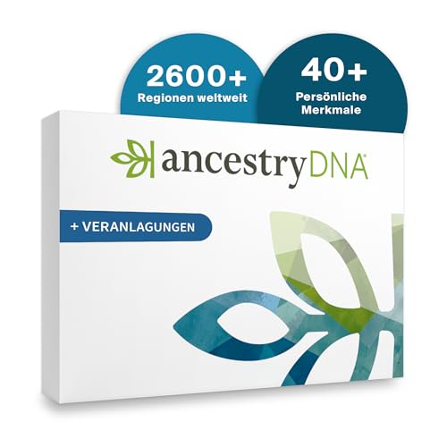 Produktbild: ancestrydna genealogie test mit veranlagungen und ohne veranlagungen