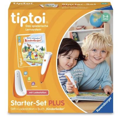 ravensburger tiptoi starter-set mit stift und kinderliedern für 58,99 euro