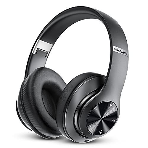 lankey sound 9s kopfhörer kabellos bluetooth over-ear 65h spielzeit hifi stereo mikrofon schwarz