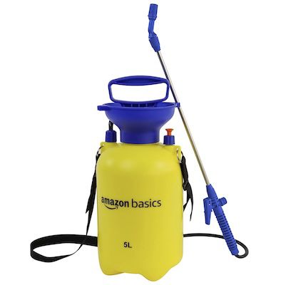 5 l drucksprüher amazon basics mit feststellbarem auslöser, 11,58  statt 22 