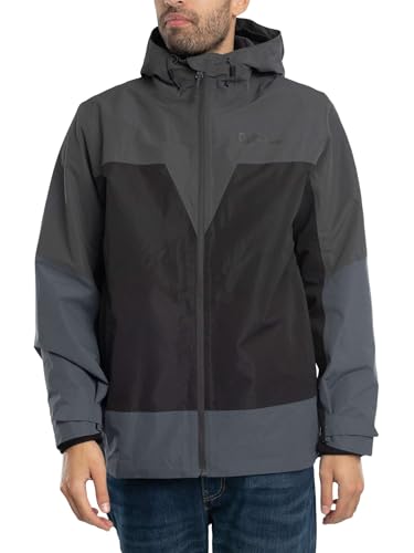 jack wolfskin 3in1 winterjacke tundra schwarz herren, wind- und wasserdicht, s-3xl