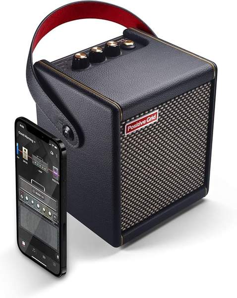 Positive Grid Spark MINI 10W tragbarer Verstärker für Zuhause und Reisen (Schwarz)