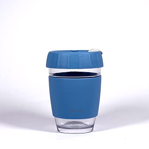 glaskaffeebecher to go spülmaschinengeeignet auslaufsicher 350 ml spatz kitchenware ocean