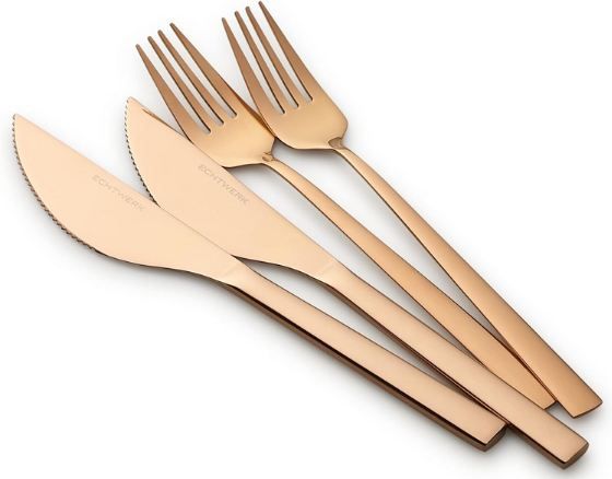 Produktbild: Echtwerk 8-teiliges Pizza- & Steak Besteck-Set