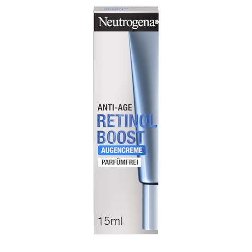 neutrogena augencreme mit retinol, hyaluronsäure, 15 ml, gegen falten und schwellungen