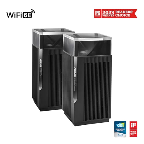 Produktbild: asus zenwifi pro et12 ax11000 wlan router schwarz, ai protection pro