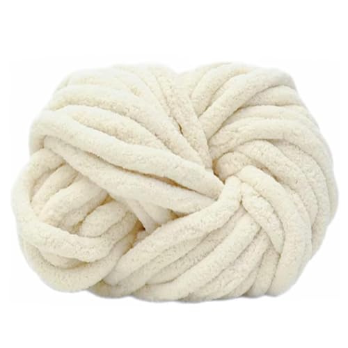 maxee dicke wolle garn 250 g bulky arm strickwolle beige für decken und dekokissen