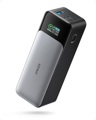 anker 737 powerbank 24.000mAh extern 140W 3 anschlüsse kompatibel mit iPhone Galaxy MacBook