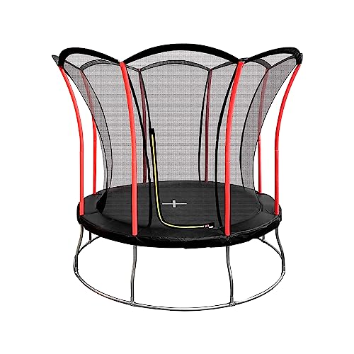 Ultrasport Gartentrampolin 244 cm oval rund eckig mit Sicherheitsnetz und Polsterungen