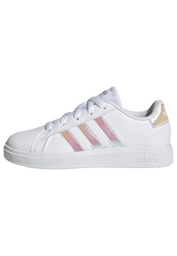 adidas tennis schuhe grand court lifestyle lace, cloud white, 35 eu