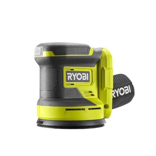 ryobi akku-exzenterschleifer 18 v one+, 125 mm schleifteller, 2,5 mm schwingkreis