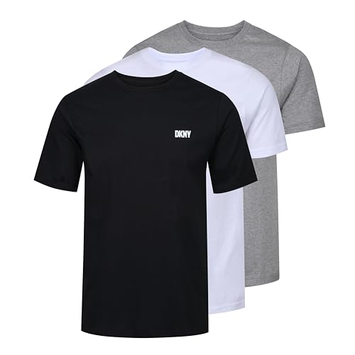 dkny herren giants unterwäsche 3er-pack schwarz weiß grau