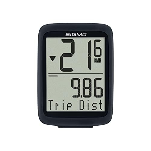 sigma bc 8.0 wr fahrradcomputer mit 8 funktionen, kabel, wasserdicht