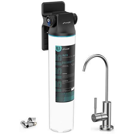 Produktbild: frizzlife unterbau wasserfilter mit wasserhahn, 71,99 euro statt 90 euro