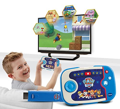 vtech abc smile tv, paw patrol lernkonsole, kabellose spielkonsole für kinder 3-7 Jahre