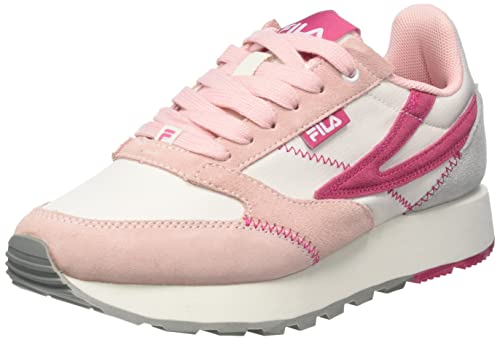 fila damen sneaker run formation, weiß pale rosette, größe 37 eu