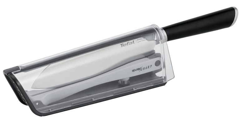 tefal eversharp santokumesser mit messerschärfer für 20,99 euro statt 30 euro