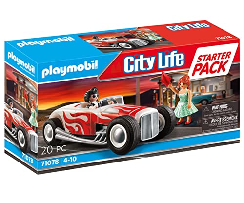 playmobil city life hot rod starter pack 71078