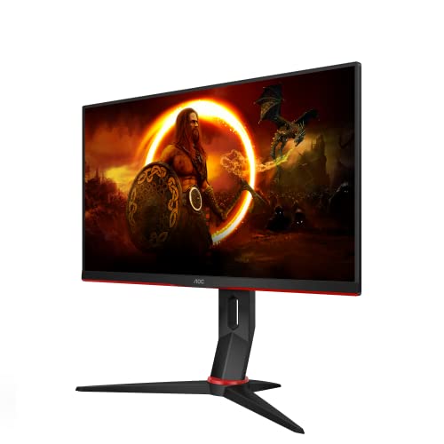 aoc gaming monitor 24g2sp 24 zoll fhd 165 hz 1 ms freesync 1920x1080 schwarz rot