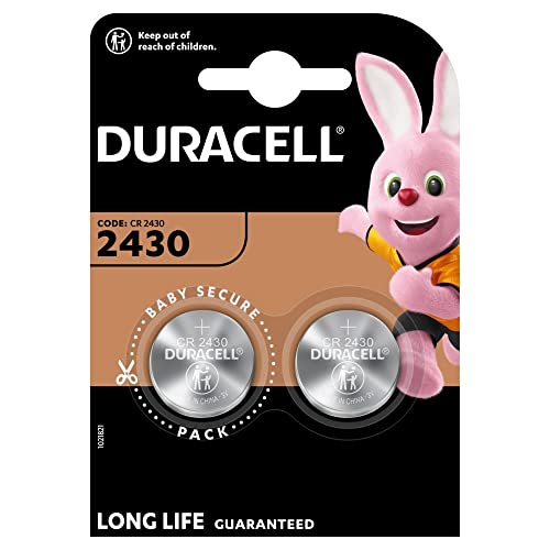 duracell cr2430 lithium knopfzellenbatterien 3v 2er pack für keychains und medizingeräte