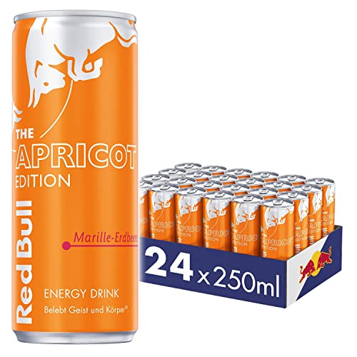 Red Bull Apricot Edition 24x250ml ohne Pfand, Energydrink, Dosen