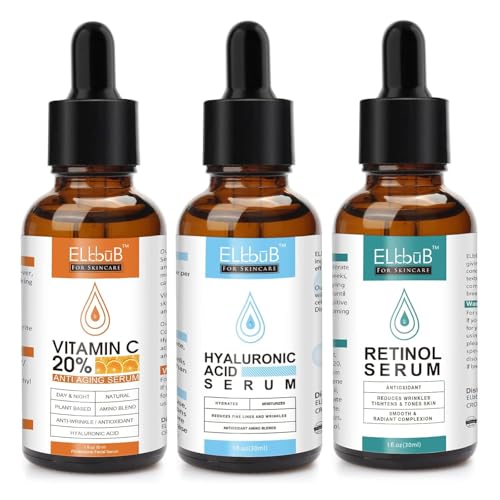 bio gesichtspflege set vitamin c serum retinol hyaluron glow-booster vegan naturkosmetik