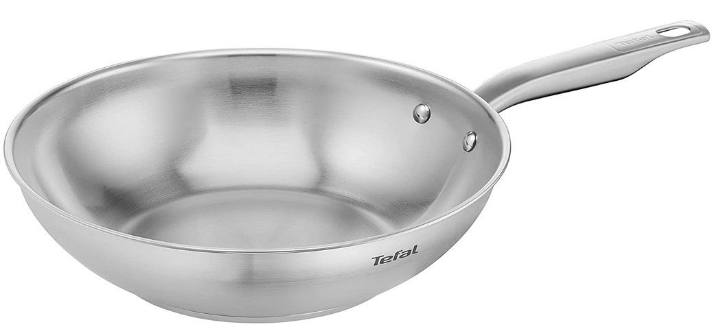 tefal wokpfanne 28cm e49219, ideal zum braten, jetzt 33,99 (statt 40)