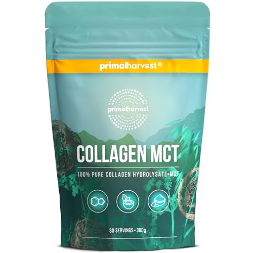 collagen pulver von primal harvest, bioaktiver kollagenkomplex, geschmackslos, optimale löslichkeit