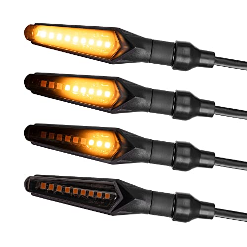 simda pro led motorrad blinker 4 stück universal sequentiell lauflicht extra hell