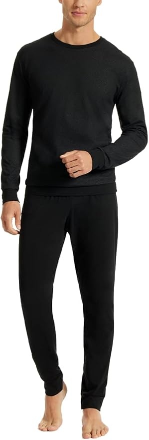 schiesser herren schlafanzug 100% baumwolle schwarz blau größen 48-58