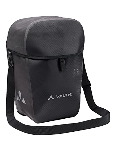 VAUDE Aqua Commute Single Fahrradtasche schwarz, 24L, wasserdicht, Laptopfach 13,3"