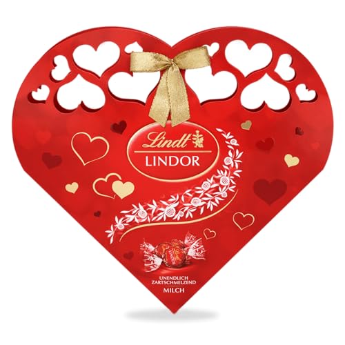 lindt lindor kugeln milch herzpackung, 7er pack (7 x 200 g)