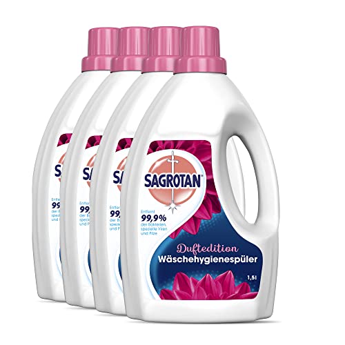 sagrotan wäsche-hygienespüler 4 x 1,5 l desinfektionsspüler für frische wäsche