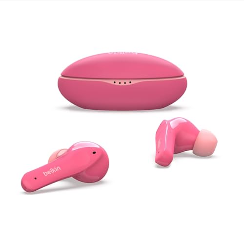 belkin soundform nano kinder bluetooth-kopfhörer kabellos 85 db gehörschutz rosa