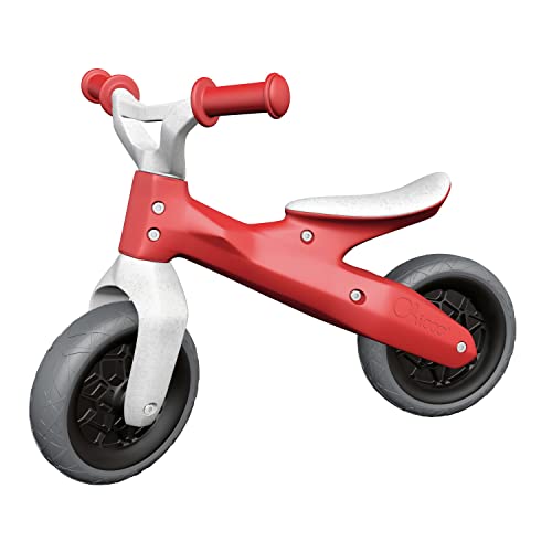 chicco balance bike rot, eco plastic laufrad für kinder 18 monate bis 3 jahre