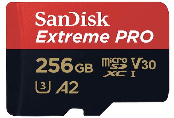 sanDisk extreme pro microSDXC 256 GB UHS-I mit Adapter für 23,97 Euro