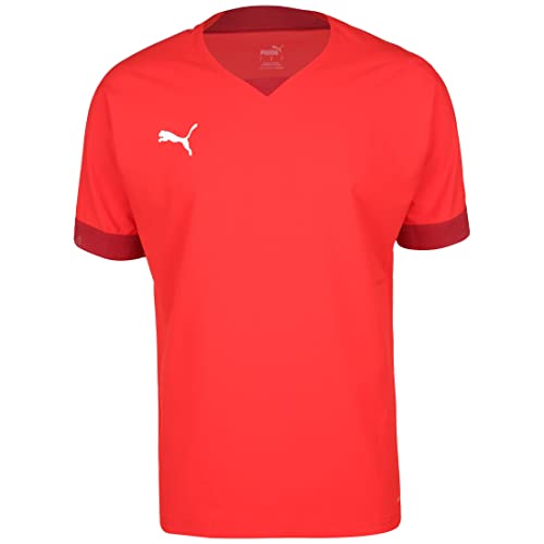 puma fußballtrikot herren teamfinal rot schwarz XL