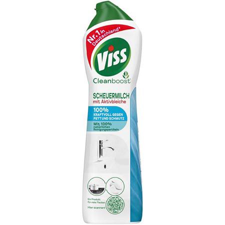 viss cleanboost scheuermilch 500ml mit aktivbleiche, nur 1,50 (statt 3,25)