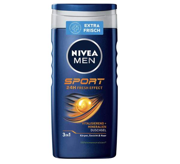 nivea men sport duschgel 4x 250ml vitalisierender duft für 5,77 statt 7