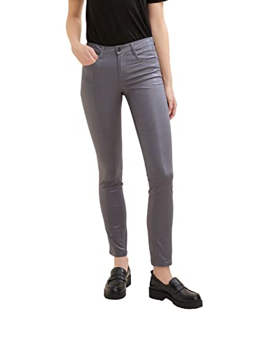 tom tailor damen jeans coated 1034226 alexa slim evident anthracite 27w 30l