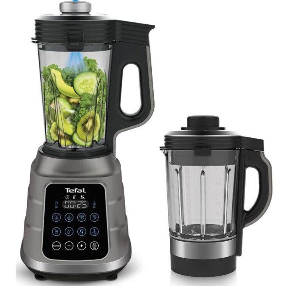 tefal bl985a31 standmixer mit kochfunktion und 2 aufsätzen, 246,45