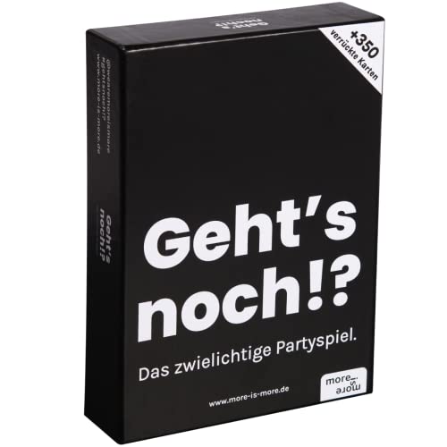 more is more partyspiel - 380 spielkarten für lustige spieleabende mit freunden