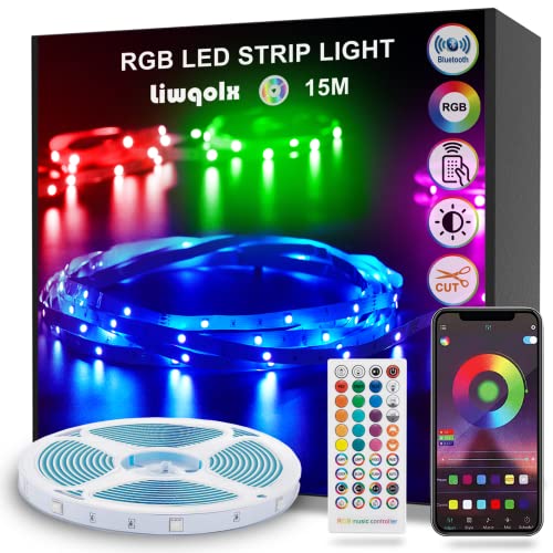 Led TV Hintergrundbeleuchtung 1M, Smart App Fernbedienung, Bluetooth Lichtband 32-50 Zoll