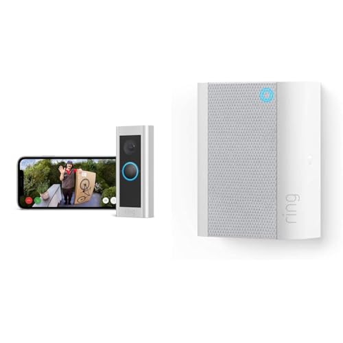 Produktbild: ring videoklingel pro kabel mit ring chime weiß bundle