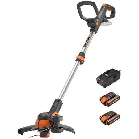 worx wg163e.3 18v 2-in-1 rasentrimmer mit akkus und ladegerät für 139,99