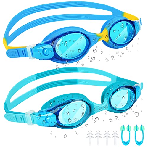 jateka schwimmbrille kinder 2 stück taucherbrille anti-fog uv auslaufsicher 3-16 jahre